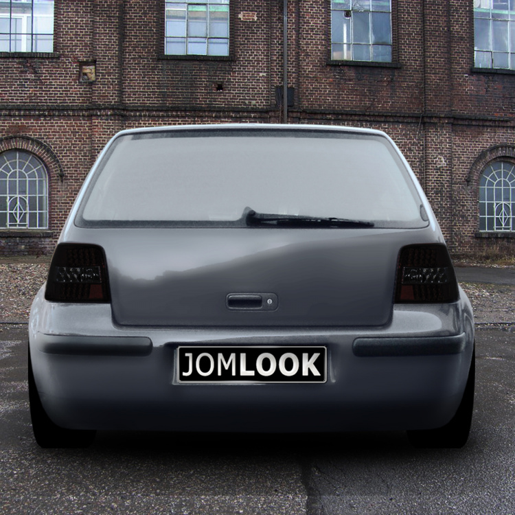LED Upgrade Design Rückleuchten für VW Golf 4 (IV) 97-03 schwarz/rauch mit LED Blinker