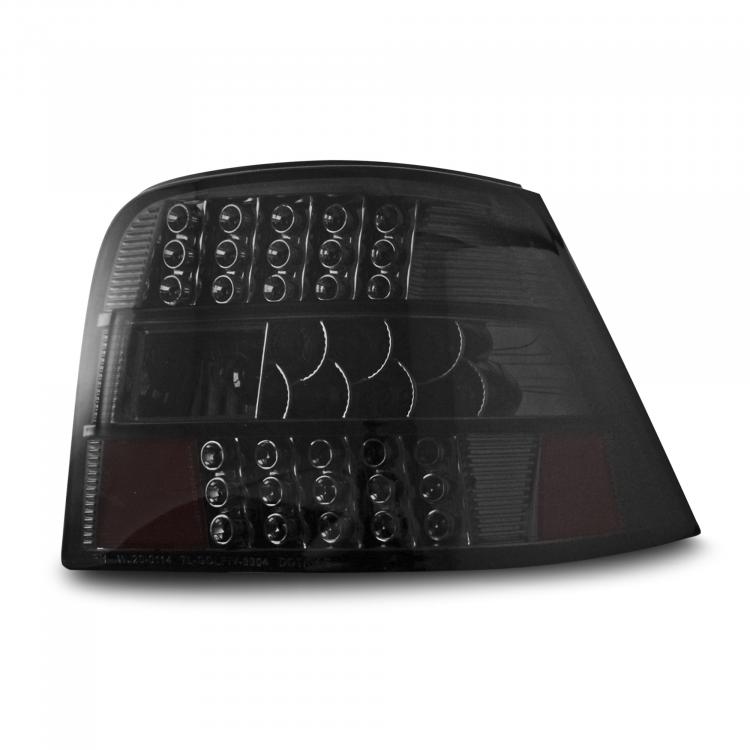LED Upgrade Design Rückleuchten für VW Golf 4 (IV) 97-03 schwarz/rauch mit LED Blinker