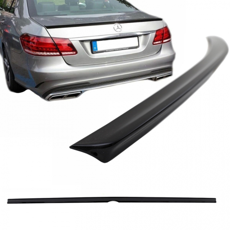 Mercedes W212 Kofferraumspoiler Heckspoiler Spoiler Schwarz +Zubehör für E63 AMG