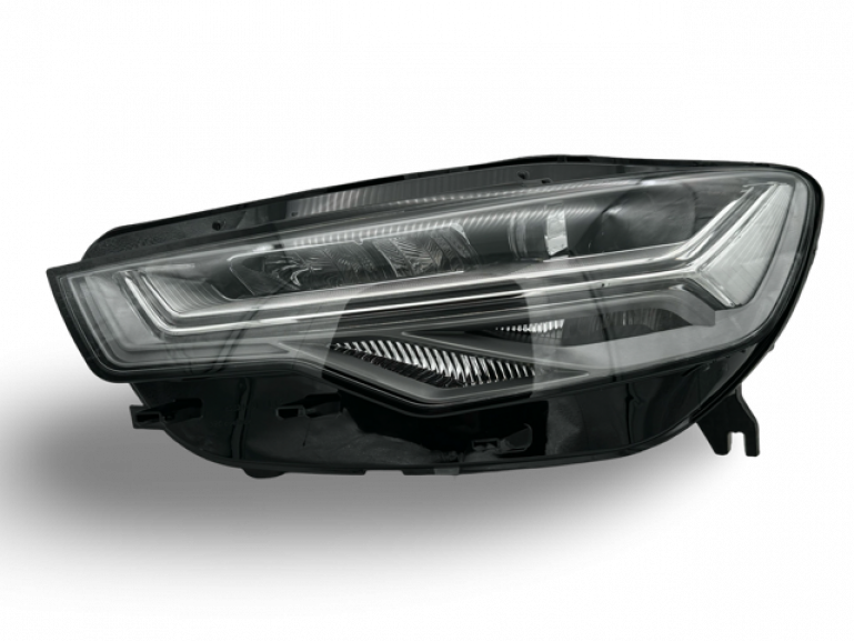 Voll LED Tagfahrlicht Scheinwerfer Set für Audi A6 4G (C7) 11-15 schwarz mit LED Blinker