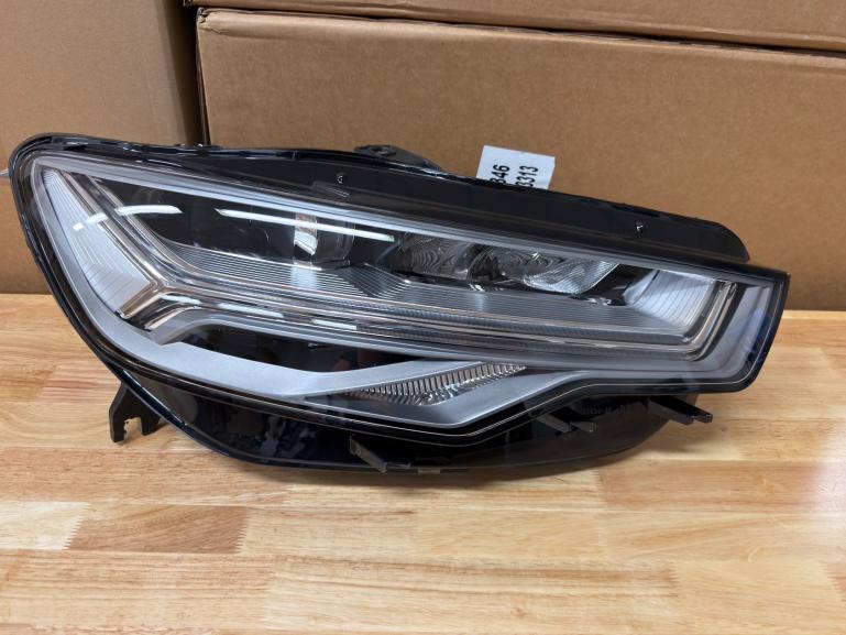 B-Ware  Voll LED Tagfahrlicht Scheinwerfer Set passend für Audi A6 4G (C7) Facelift 15-18 schwarz mit LED Blinker