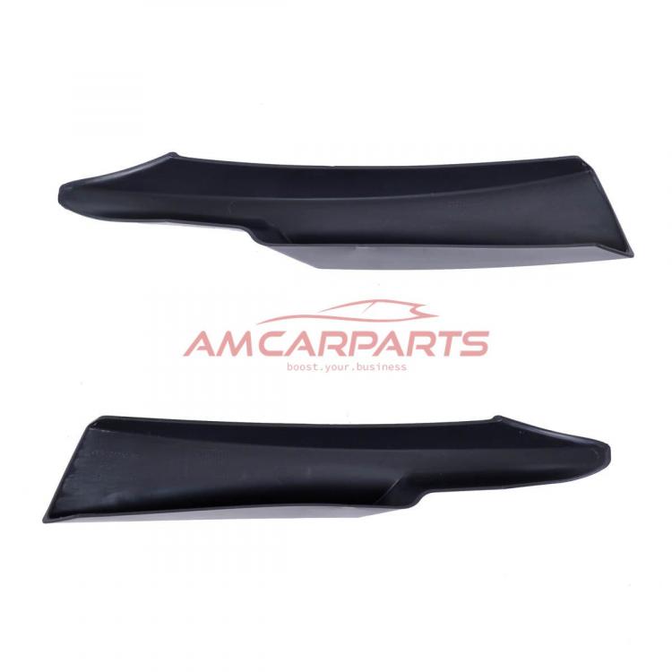 Preview: Upgrade Sport Design Frontspoilerlippe / Frontspoiler für BMW 3er (E90) Limousine (E91) Touring Facelift 08-11 matt schwarz