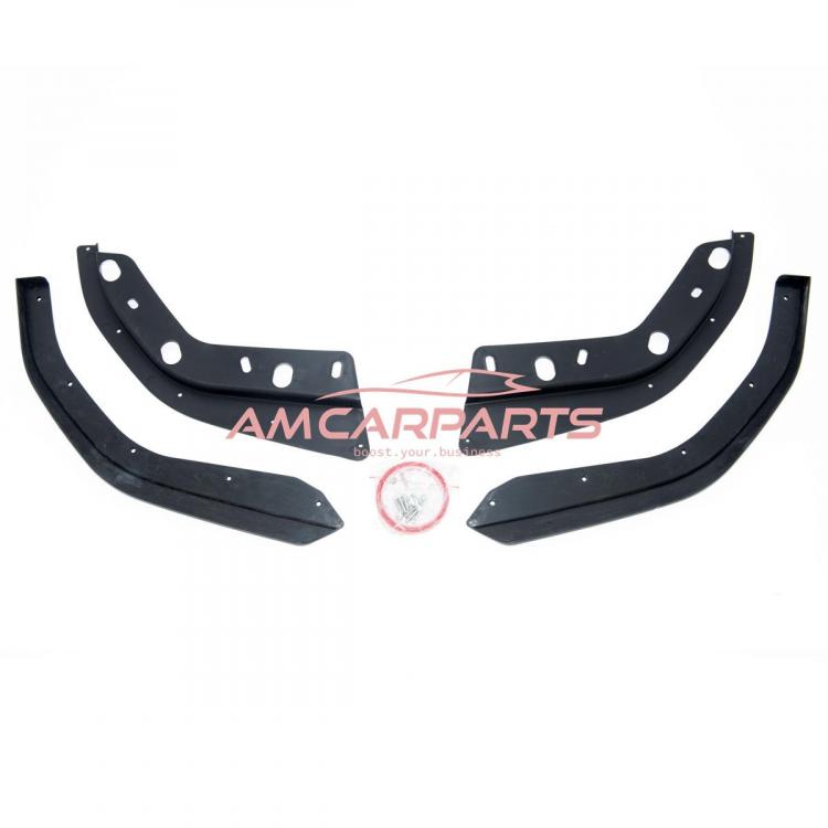 Upgrade Sport Design Frontspoilerlippe / Frontspoiler passend für BMW 3er (G20) Limousine (G21) Touring (Vor-Facelift) 2019+ matt schwarz