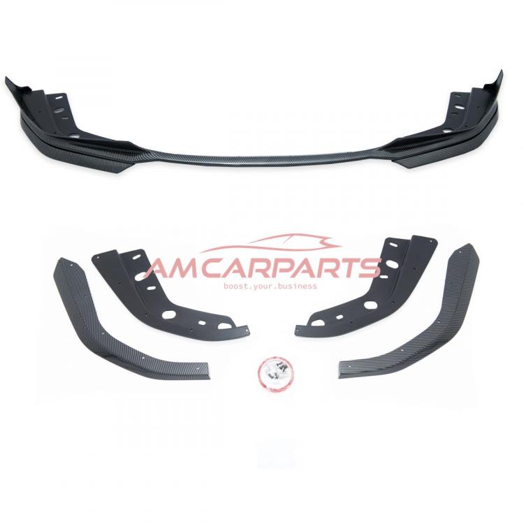 Preview: Upgrade Sport Design Frontspoilerlippe / Frontspoiler passend für BMW 3er (G20) Limousine (G21) Touring (Vor-Facelift) ab 2019+ Carbon-Optik