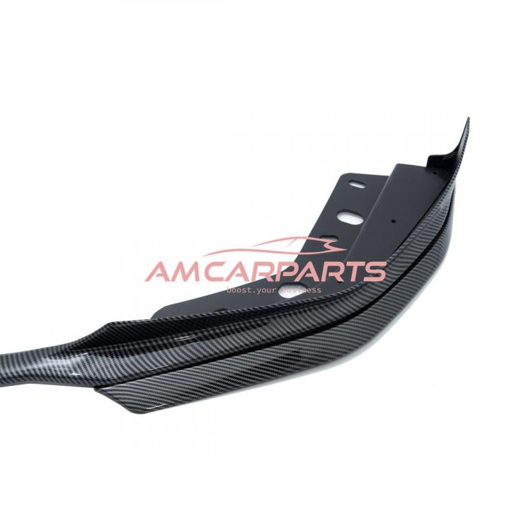 Upgrade Sport Design Frontspoilerlippe / Frontspoiler passend für BMW 3er (G20) Limousine (G21) Touring (Vor-Facelift) ab 2019+ Carbon-Optik