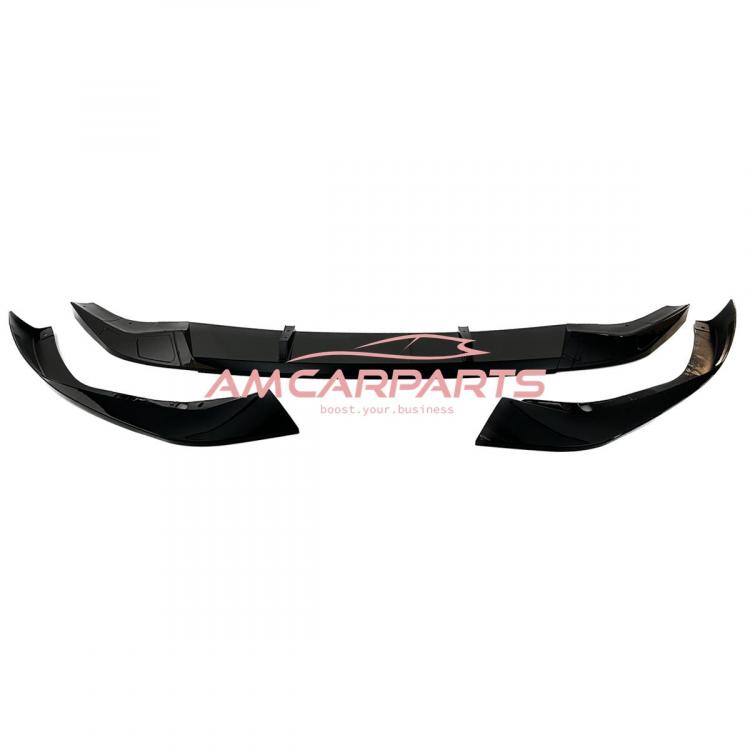 Preview: Upgrade Sport Design Frontspoilerlippe / Frontspoiler passend für BMW 5er (G30, G31) Limousine und Touring Facelift 2020 - 2023 glänzend schwarz