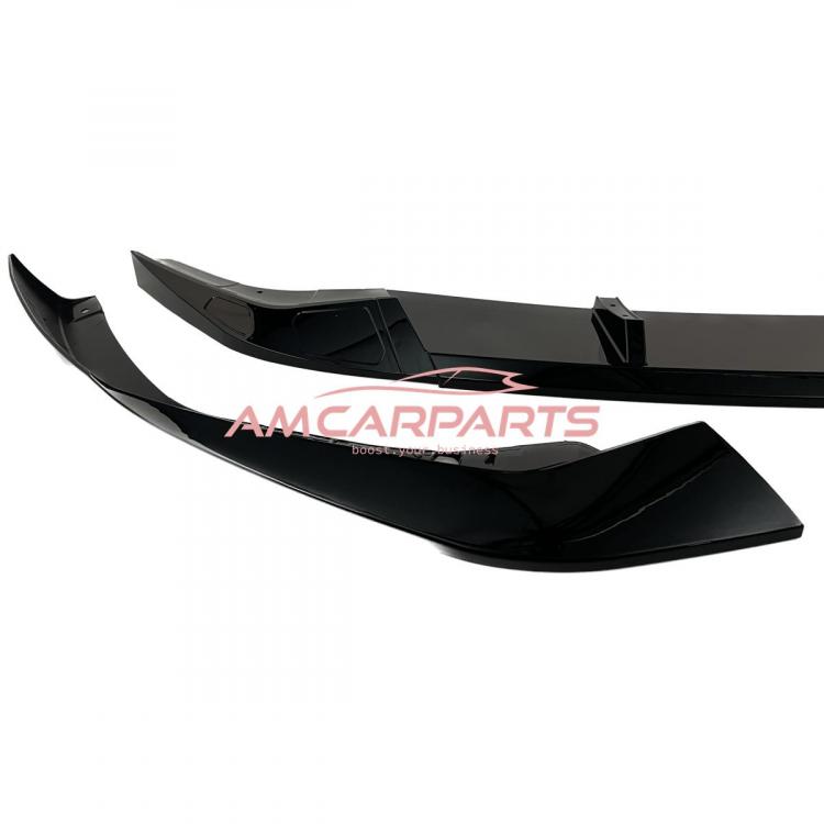 Preview: Upgrade Sport Design Frontspoilerlippe / Frontspoiler passend für BMW 5er (G30, G31) Limousine und Touring Facelift 2020 - 2023 glänzend schwarz