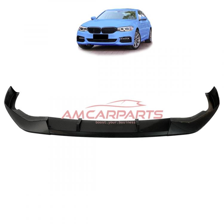 Upgrade Sport Design Frontspoilerlippe / Frontspoiler passend für BMW 5er (G30, G31) Limousine und Touring Facelift 2021+ Carbon-Optik