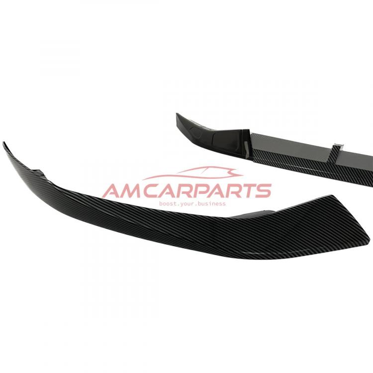 Preview: Upgrade Sport Design Frontspoilerlippe / Frontspoiler passend für BMW 5er (G30, G31) Limousine und Touring Facelift 2021+ Carbon-Optik