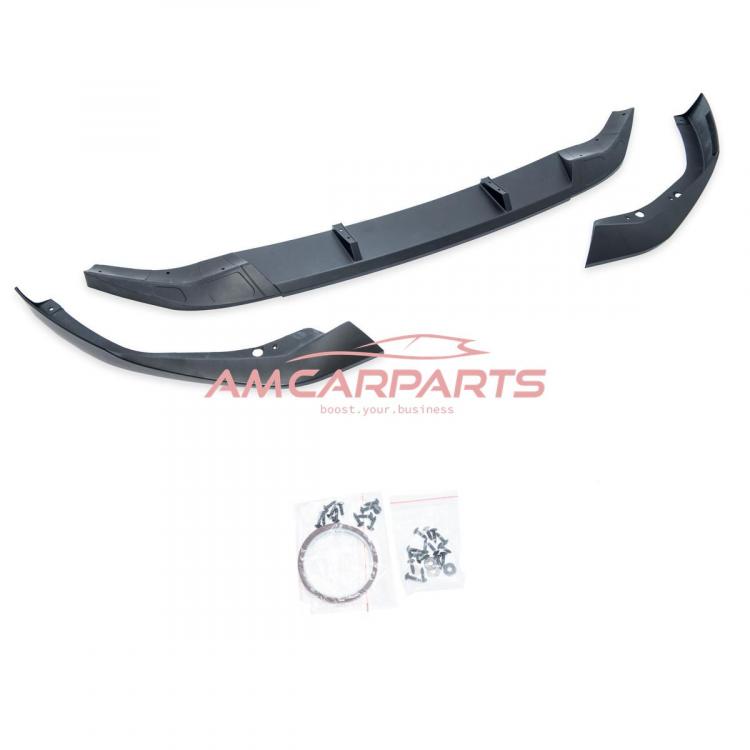 Upgrade Sport Design Frontspoilerlippe / Frontspoiler passend für BMW 5er (G30, G31) Limousine und Touring Facelift 2021+ mattschwarz