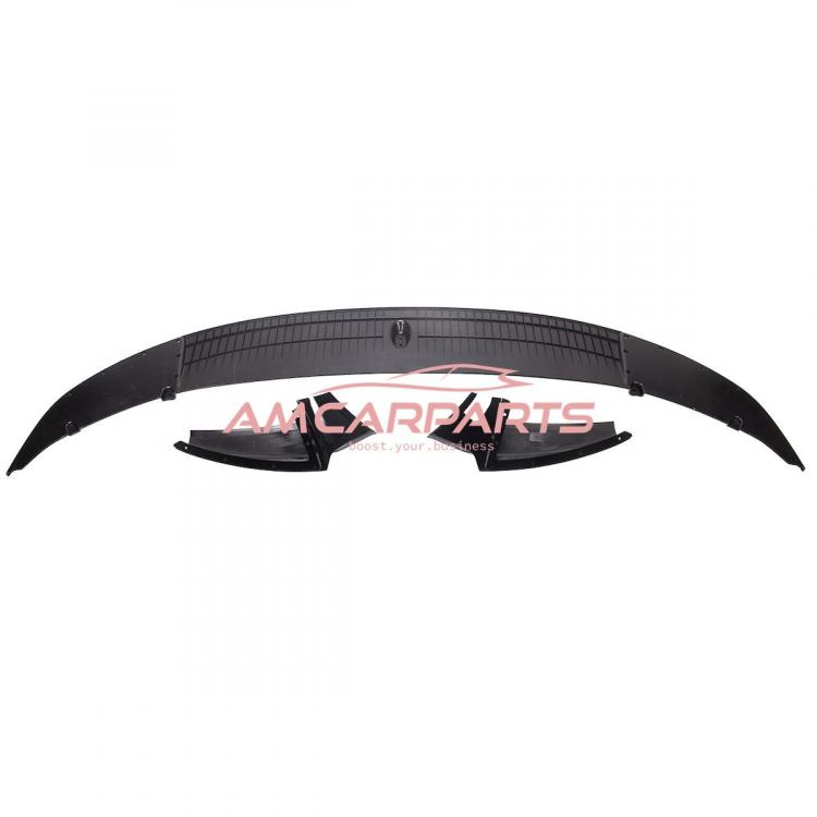 Upgrade Sport Design Frontspoilerlippe / Frontspoiler passend für BMW 5er (F10, F11) Limousine und Touring 2009 - 2016 glänzend schwarz