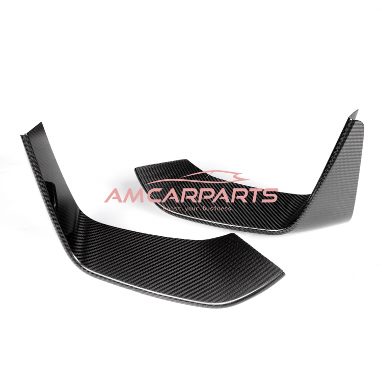 Upgrade Sport Design Flaps / Spoiler Set passend für BMW M4 (F82) Coupé (F83) Cabriolet, M3 (F80) Limousine 2013-2020 Carbonfaser