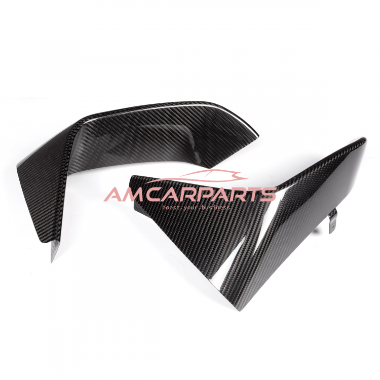 Upgrade Sport Design Flaps / Spoiler Set passend für BMW M4 (F82) Coupé (F83) Cabriolet, M3 (F80) Limousine 2013-2020 Carbonfaser