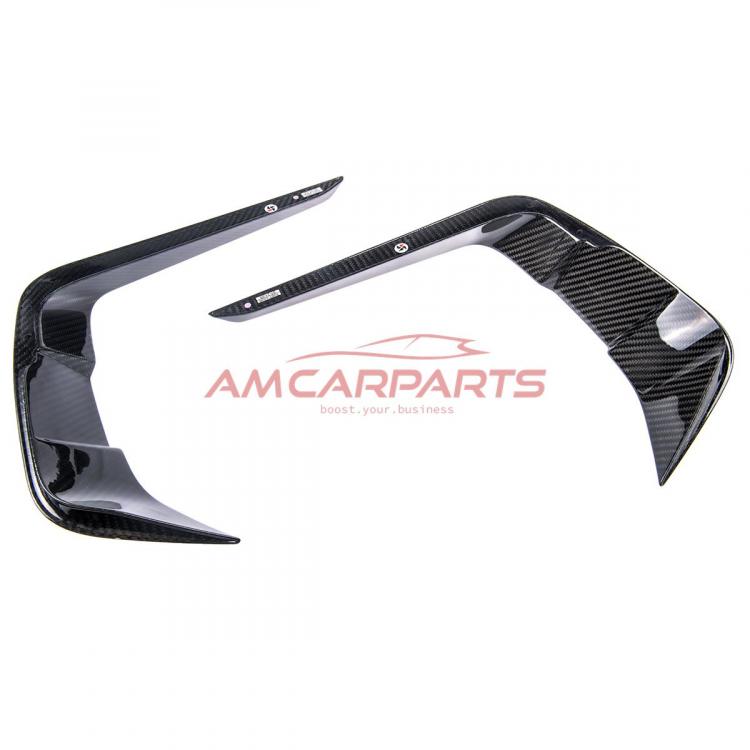 Preview: Upgrade Sport Design Flaps / Spoiler Set passend für BMW 8er (G15) Coupé (G14) Cabriolet (G16) Gran Coupé 2018+ Carbonfaser