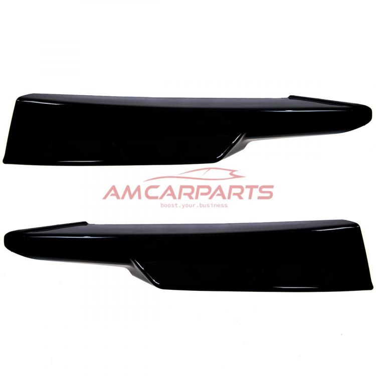 Preview: Upgrade Sport Design Frontspoiler passend für BMW 3er (E90, E91) Facelift Limousine Touring 2008-2011 hochglanz schwarz