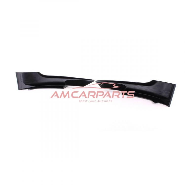 Upgrade Sport Design Flaps / Spoiler Set passend für BMW 3er (E92, E93) Coupe und Cabrio Vor-Facelift 06-10 mattschwarz