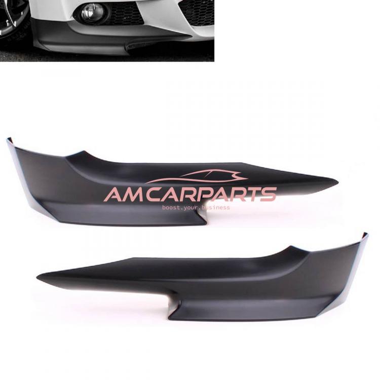 Upgrade Sport Design Flaps / Spoiler Set passend für BMW 3er (E92, E93) Coupe und Cabrio Vor-Facelift 06-10 mattschwarz