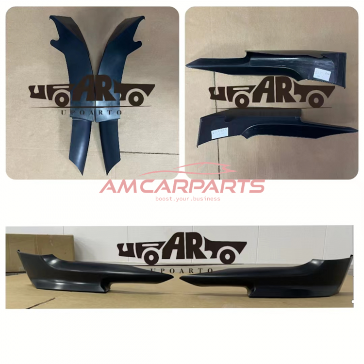 Preview: Upgrade Sport Design Flaps / Spoiler Set passend für BMW 3er (E92, E93) Coupe und Cabrio Vor-Facelift 06-10 Carbon Optik