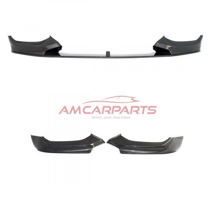 Preview: Upgrade Sport Design Frontspoilerlippe / Frontspoiler für BMW 1er (F20, F21) Schräckheck Facelift 15-19 Carbon-Optik