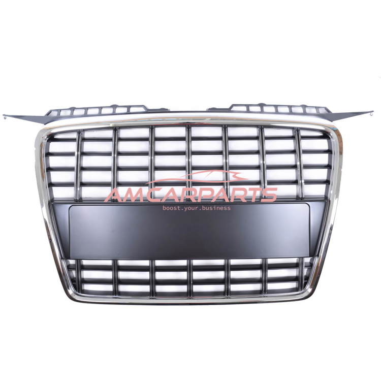 Upgrade Sportgrill / Kühlergrill passend für Audi A3 8P 05-08 Chrom/schwarz