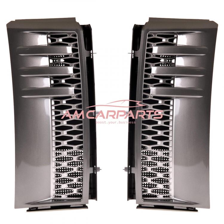 Preview: Upgrade Frontgrill-Set Silber für LAND ROVER RANGE ROVER III (L322) 2002-2013