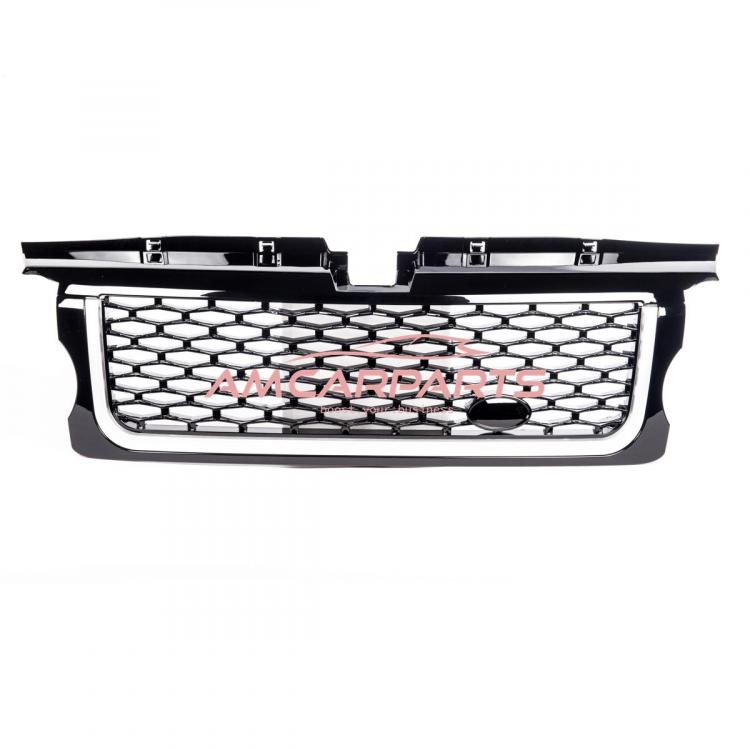 Preview: Upgrade Design Sportgrill Grau-Silber für LAND ROVER RANGE ROVER SPORT I (L320) Vor-Facelift 2005-2009