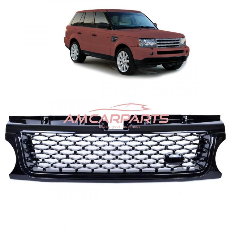 Upgrade Design Sportgrill Hochglanz Schwarz für LAND ROVER RANGE ROVER SPORT I (L320) Facelift 2010-2013