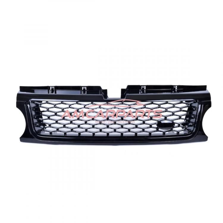 Preview: Upgrade Design Sportgrill Hochglanz Schwarz für LAND ROVER RANGE ROVER SPORT I (L320) Facelift 2010-2013
