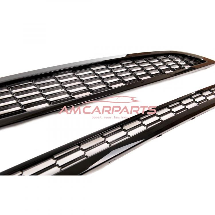 Preview: Upgrade Design Kühlergrill glänzend schwarz für MINI (R50, R53) JWC 2001-2006