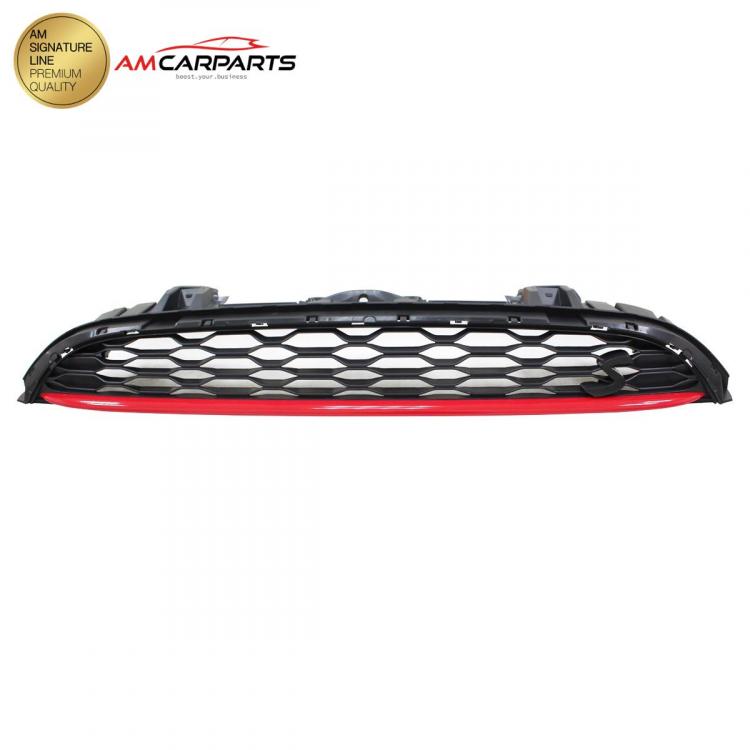 Upgrade Design Kühlergrill Schwarz/Rot für MINI F55 F56 F57 Vor-Facelift 2014-2019