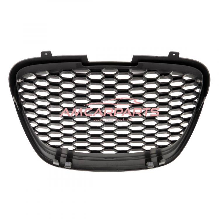 Preview: Upgrade Design Kühlergrill ohne Emblem Schwarz für SEAT LEON (1P) und ALTEA (5P) Facelift 2009-2012