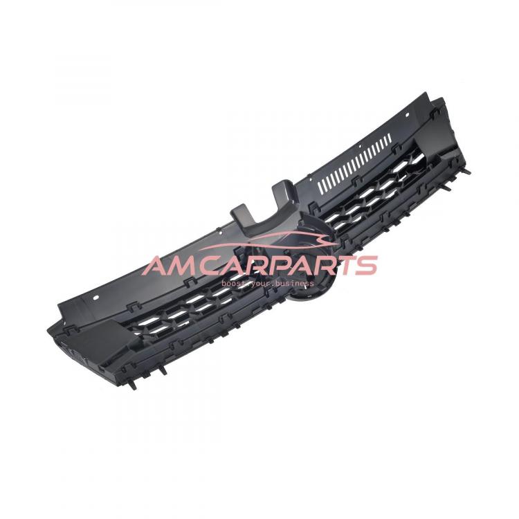 Preview: Upgrade Design Kühlergrill ohne Emblem, schwarz, rot, passend für VW Golf 7 (2012-2016) GTI