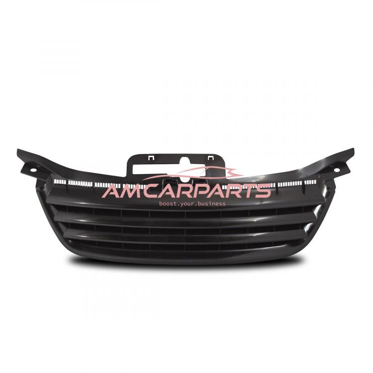 Preview: Upgrade Design Kühlergrill ohne Emblem, schwarz, passend für VW TOURAN (1T) CADDY (6K) 2003-2006
