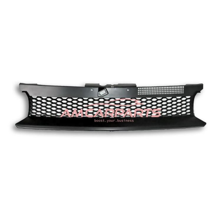 Preview: Upgrade Design Kühlergrill ohne Emblem, schwarz, passend für VW Golf 4 1997-2006