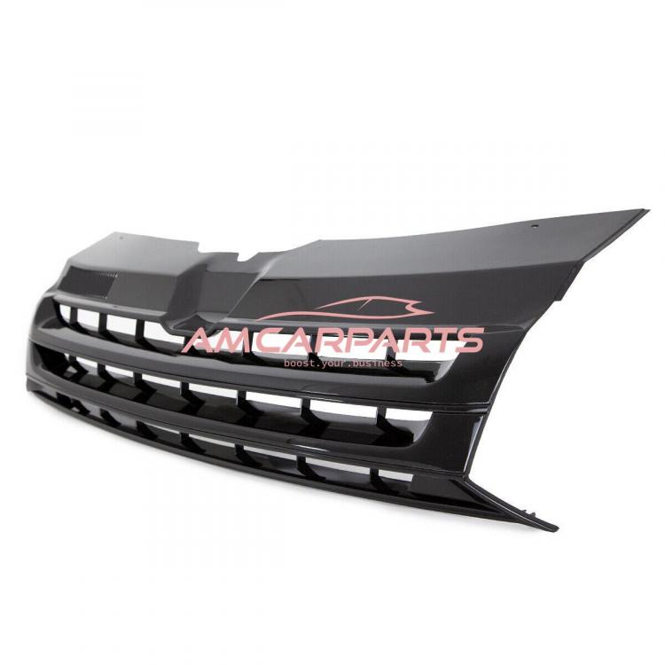 Preview: Upgrade Design Kühlergrill für Volkswagen T5 09-15 Schwarz ohne Emblemhalter