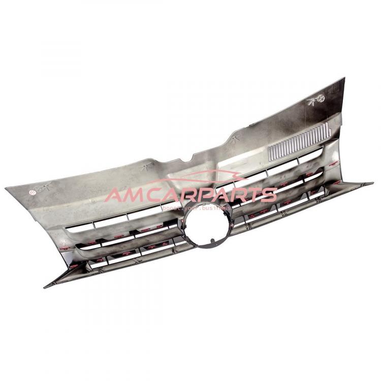 Upgrade Design Kühlergrill in Schwarz glänzend mit roten Streifen, für VW Transporter T5.1 Facelift 2009-2015