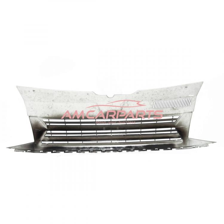 Preview: Upgrade Design Kühlergrill für Volkswagen T6 15-19 Hochglanz-schwarz mit Chromleiste ohne Emblemhalter