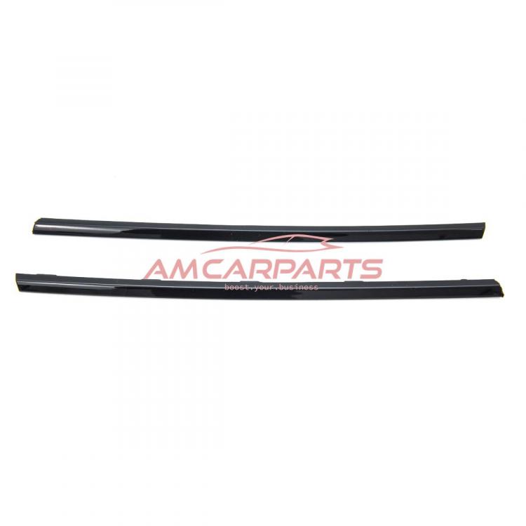 Upgrade Design Frontgrillblenden, kurzes Set, glänzend schwarz für VW T6.1 Multivan 2019-2024