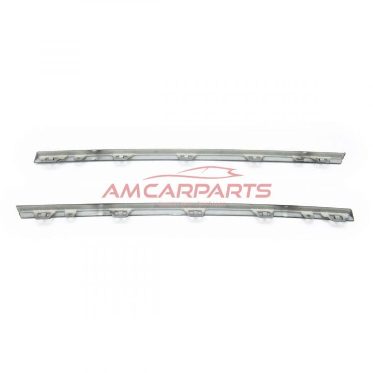 Upgrade Design Frontgrillblenden, kurzes Set, glänzend schwarz für VW T6.1 Multivan 2019-2024