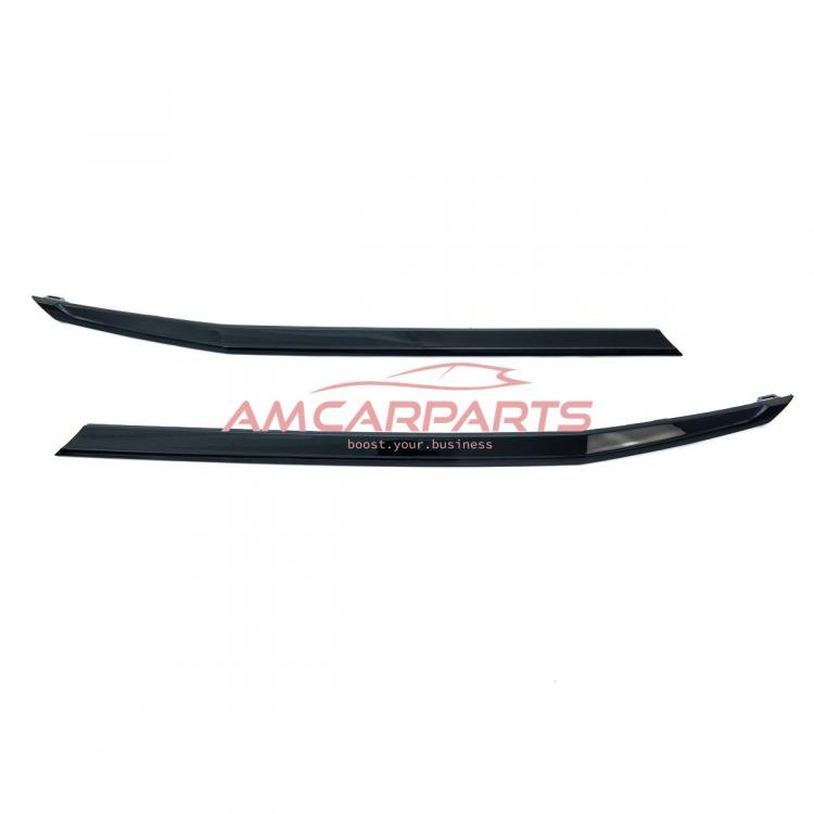 Preview: Upgrade Design Frontgrillblenden, langes Set, glänzend Schwarz für VW T6.1 Multivan 2019-2024