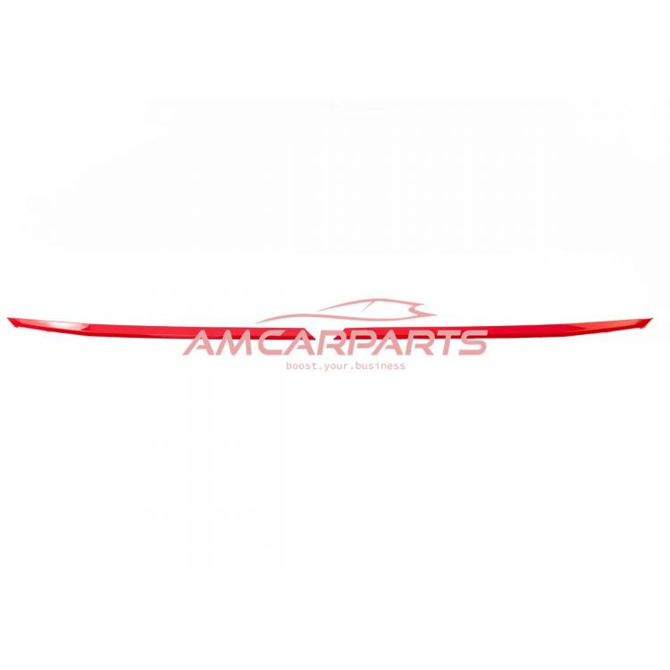 Upgrade Design Frontgrillblenden, langes Set, glänzend Rot für VW T6.1 Multivan 2019-2024