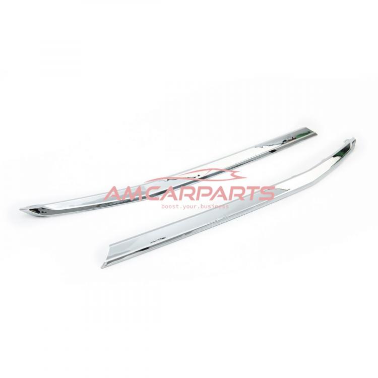 Preview: Upgrade Design Frontgrillblenden, langes Set, glänzend Chrom für VW T6.1 Multivan 2019-2024