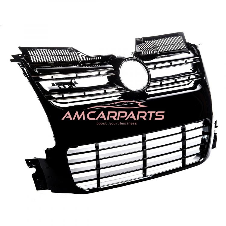 Preview: Upgrade Design Kühlergrill schwarz für VW Golf 5 R32  2003-2008