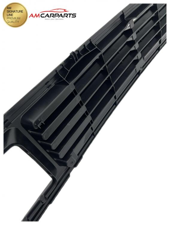 Upgrade Kühlergrill schwarz mit Emblem-Aussparung für Volkswagen T3 (Eckige Scheinwerfer-Aussparung) 79-92