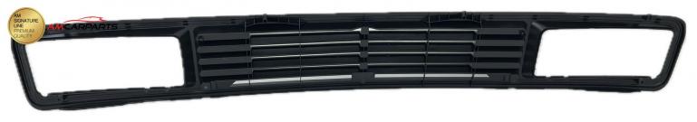 Upgrade Kühlergrill schwarz mit Emblem-Aussparung für Volkswagen T3 (Eckige Scheinwerfer-Aussparung) 79-92