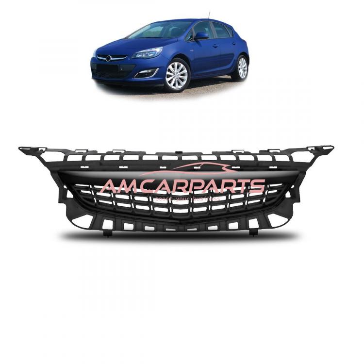Upgrade Design Kühlergrill Schwarz ohne Emblemhalter für OPEL ASTRA J Schrägheck 5-Türer Vor-Facelift 2009-2012