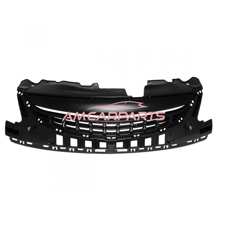 Preview: Upgrade Design Kühlergrill Schwarz ohne Emblem für OPEL CORSA D (S07) Facelift 2011-2014