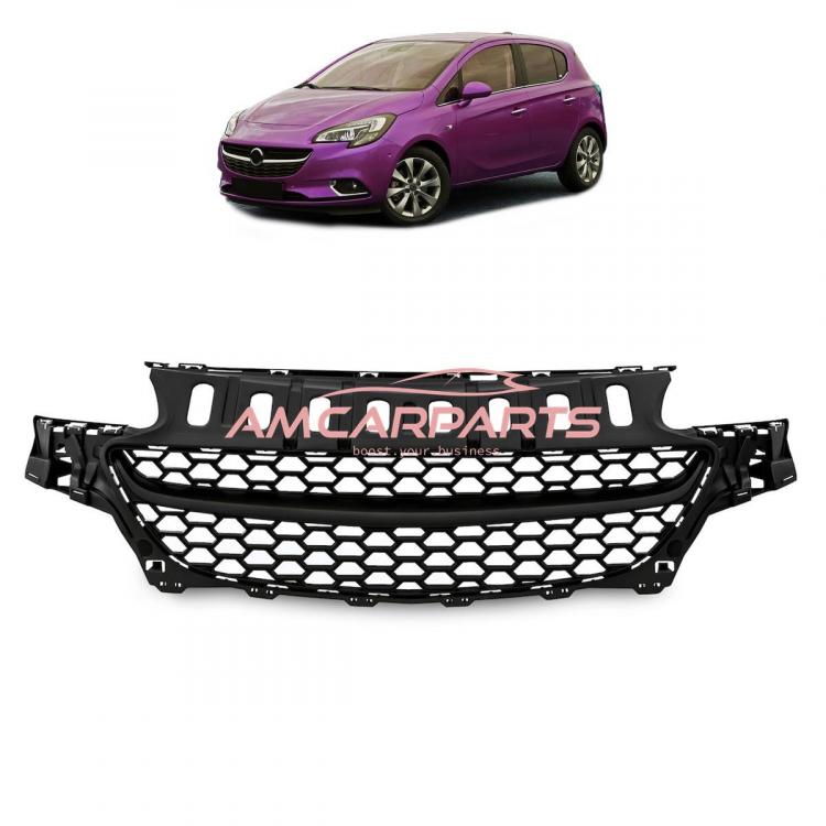 Upgrade Design Kühlergrill Schwarz ohne Emblemhalter für OPEL CORSA E 2014-2019