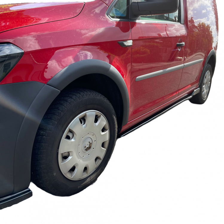 "Upgrade-Bus" Radlaufabdeckung / Radlaufverbreiterung Set für VW Caddy IV/V 4/5 15-21 schwarz / matt mit ABE