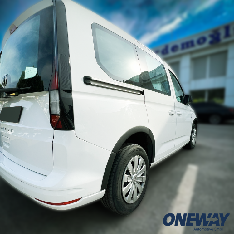 "Upgrade-Bus" Radlaufabdeckung / Radlaufverbreiterung Set für VW Caddy VI (6) 21+ schwarz / matt mit ABE